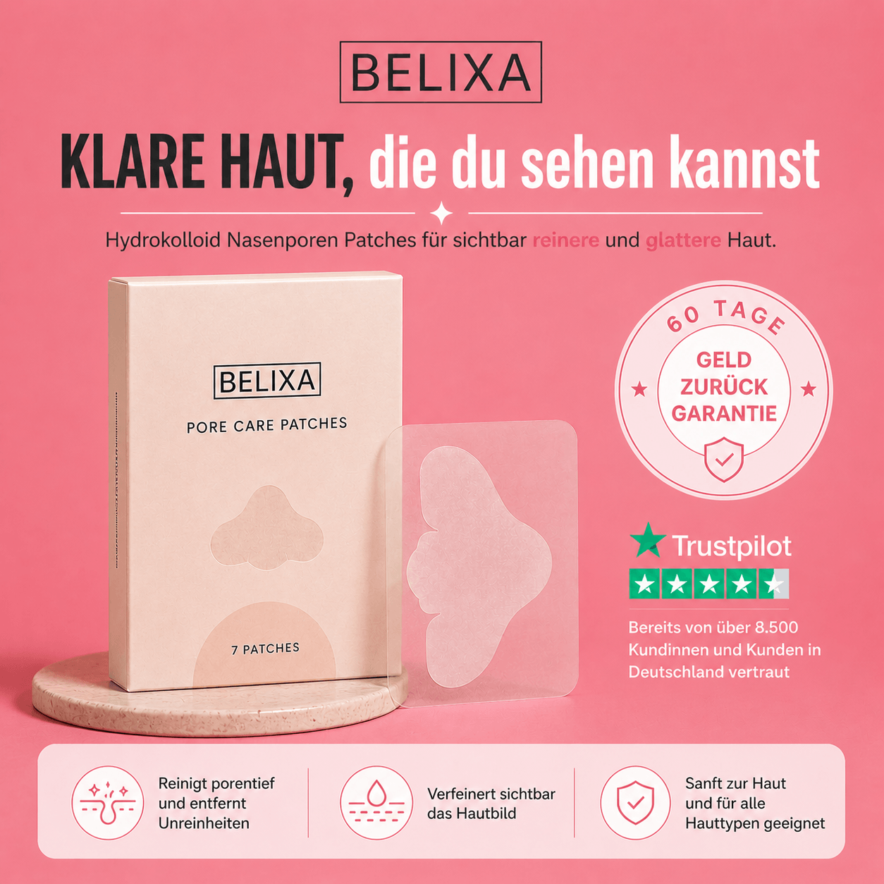 Die originalen Nasenpatches